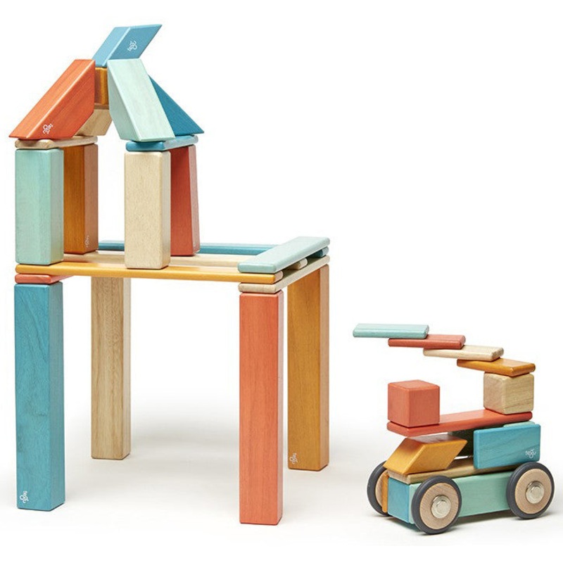 Tegu Sunset Magnetic Wooden Block 42 Pieces