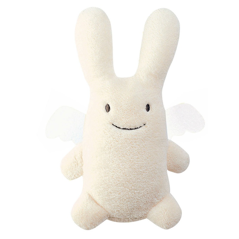 Trousselier Musical Angel Bunny Ivory Fleece