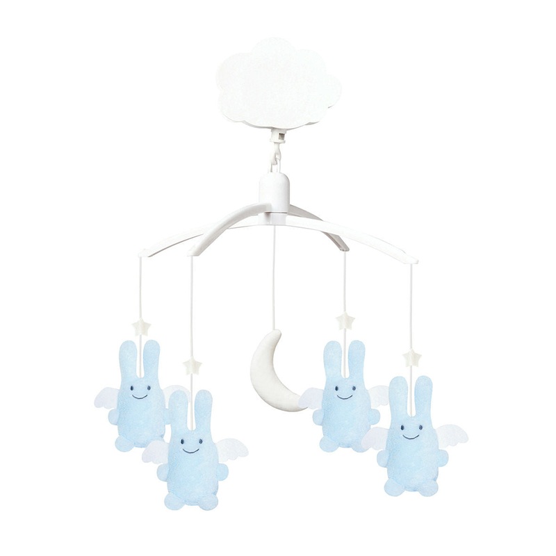 Trousselier Musical Mobile Angel Bunny Blue