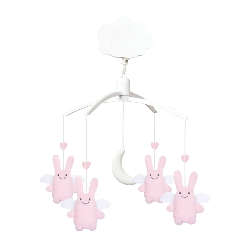Trousselier Musical Mobile Angel Bunny Pink