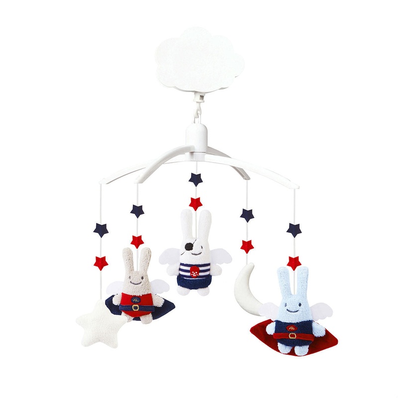 Trousselier Musical Mobile Soft Bunny Hero & Pirate