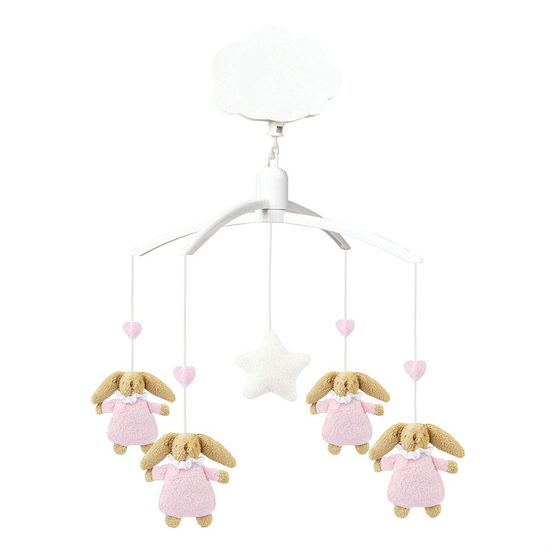 Trousselier Musical Mobile Soft Bunny Pink