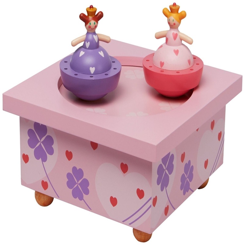 Trousselier Musical Wooden Box Princess Sisters