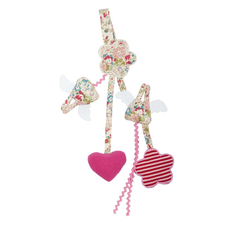 Trousselier Pacifier Holder Rattle Angel Bunny