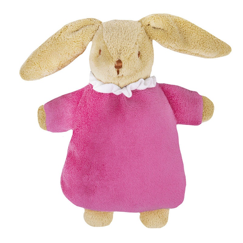 Trousselier Soft Bunny Fluffy With Rattle Fuchsia