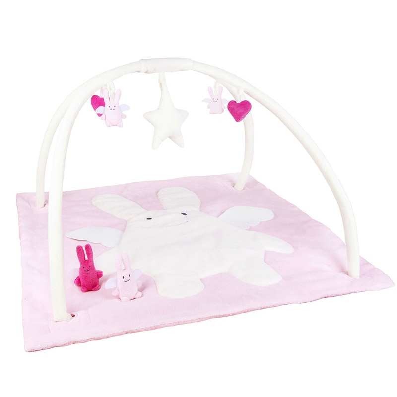 Trousselier Square Playmat Music Angel Bunny Pink