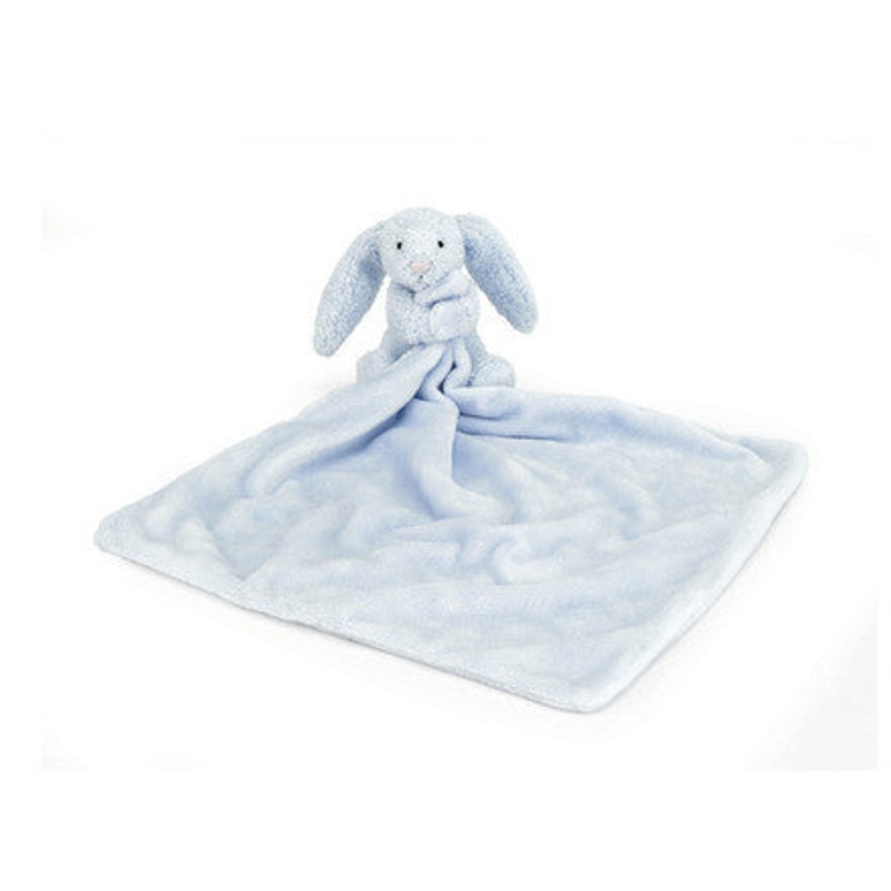 Jellycat Bashful Blue Bunny Soother - Personalisation Available
