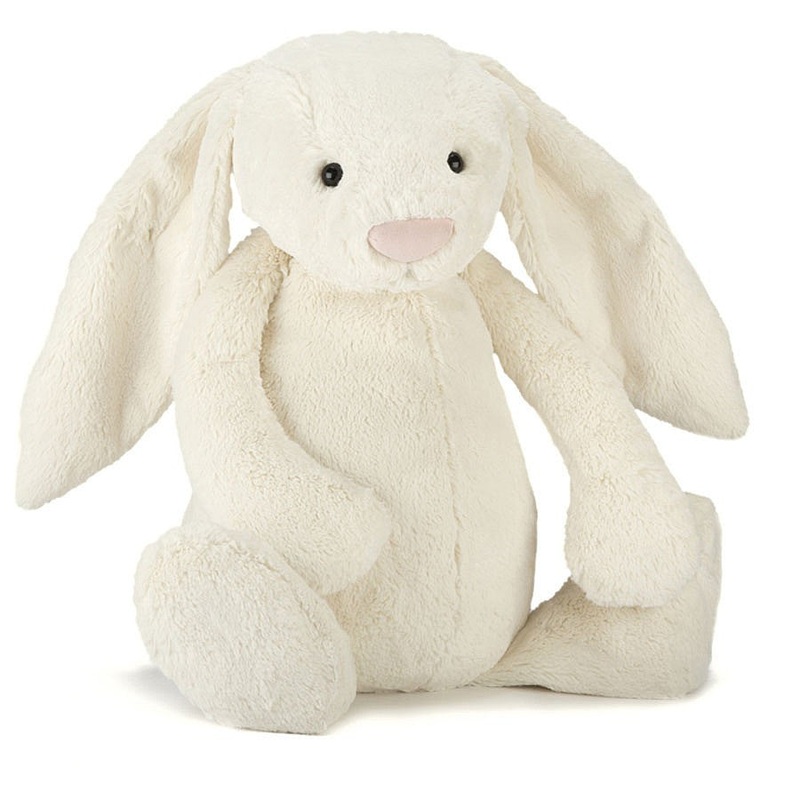 Jellycat Bashful Cream Bunny - Personalisation Available