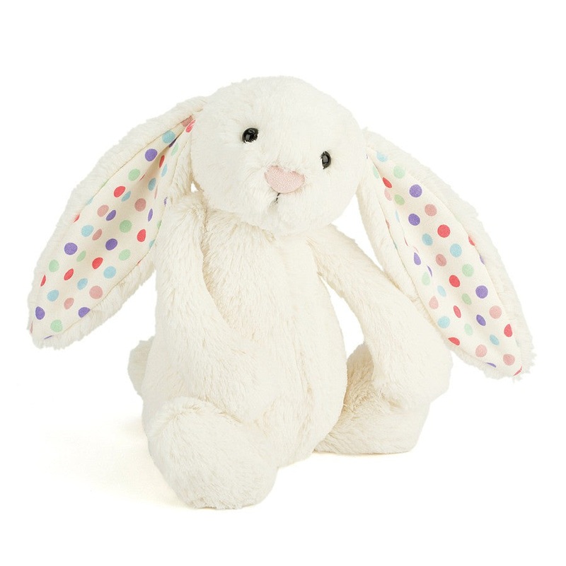 Jellycat Bashful Dot Bunny - Personalisation Available