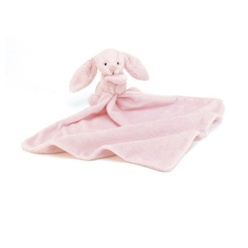 Jellycat Bashful Pink Bunny Soother - Personalisation Available