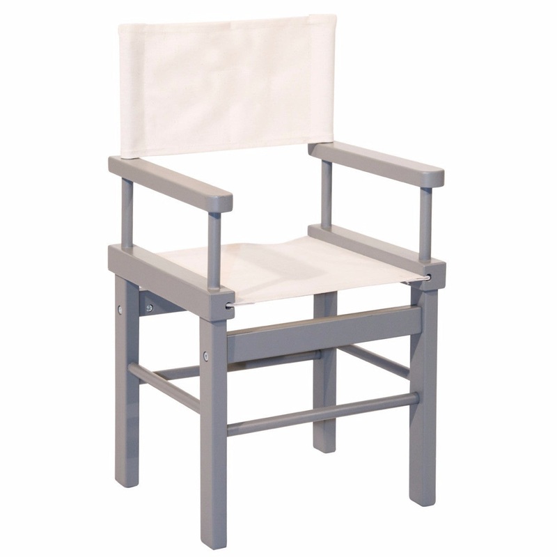 Moulin Roty Child Wooden Director Grey Chair