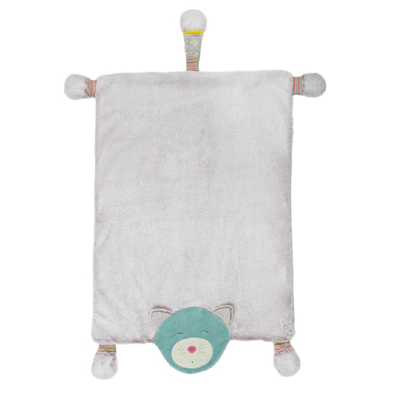 Moulin Roty Les Pachats Furry Cat Blanket