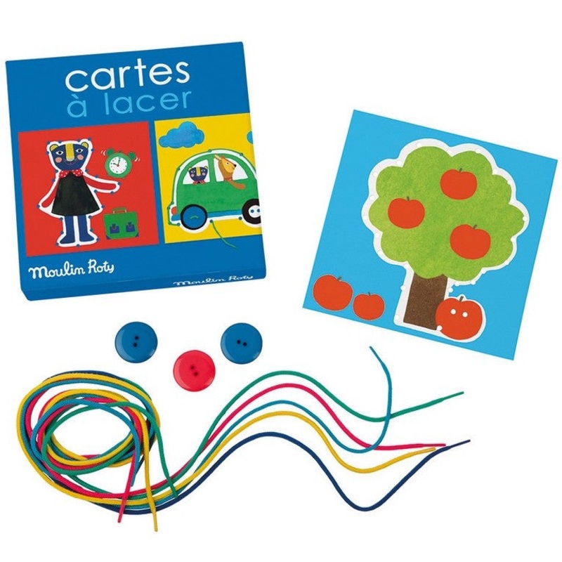 Moulin Roty Les Popipop Lace-up Cards
