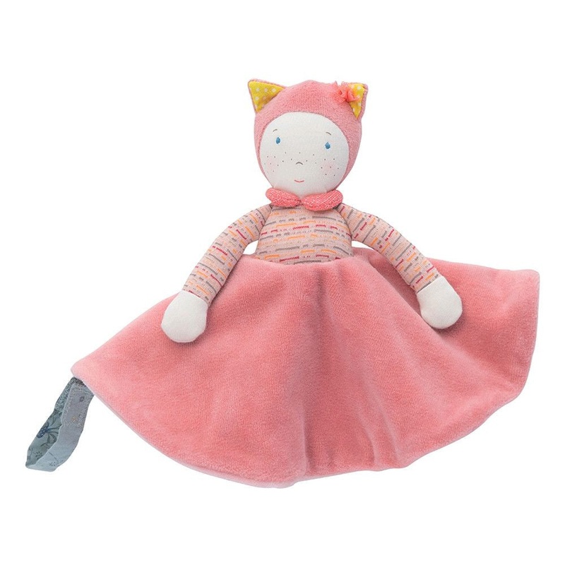 Moulin Roty Mademoiselle et Ribambelle Doudou with Pacifier-Holder