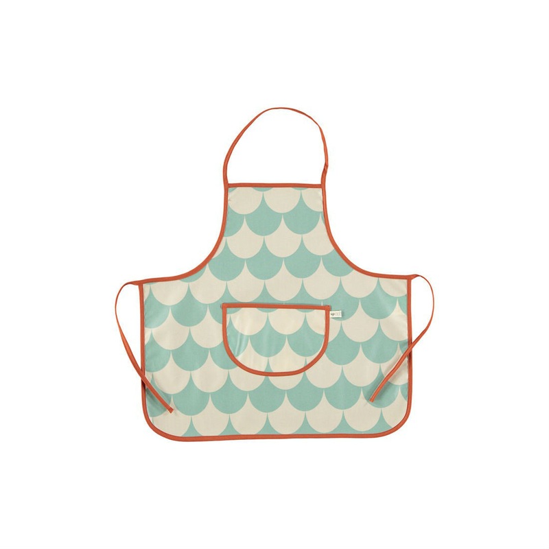 Nobodinoz Apron Sicilia Green Scales