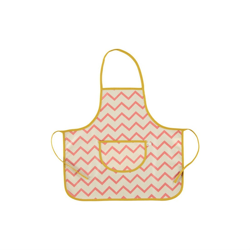 Nobodinoz Apron Sicilia Zigzag Pink