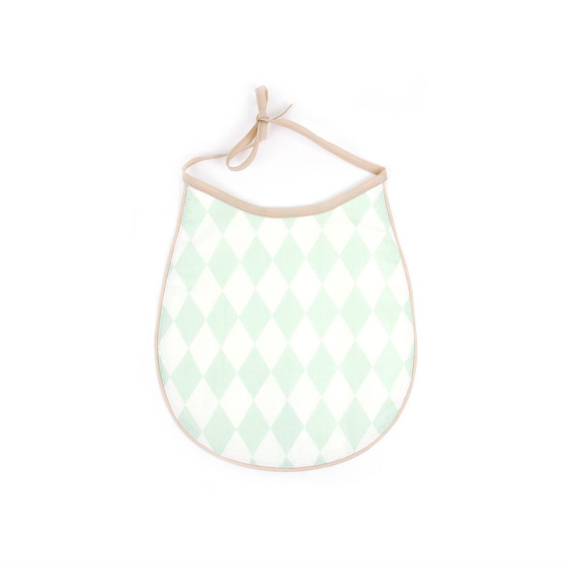 Nobodinoz Bib Green Diamonds