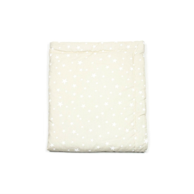Nobodinoz Blanket Adult Sand White Stars