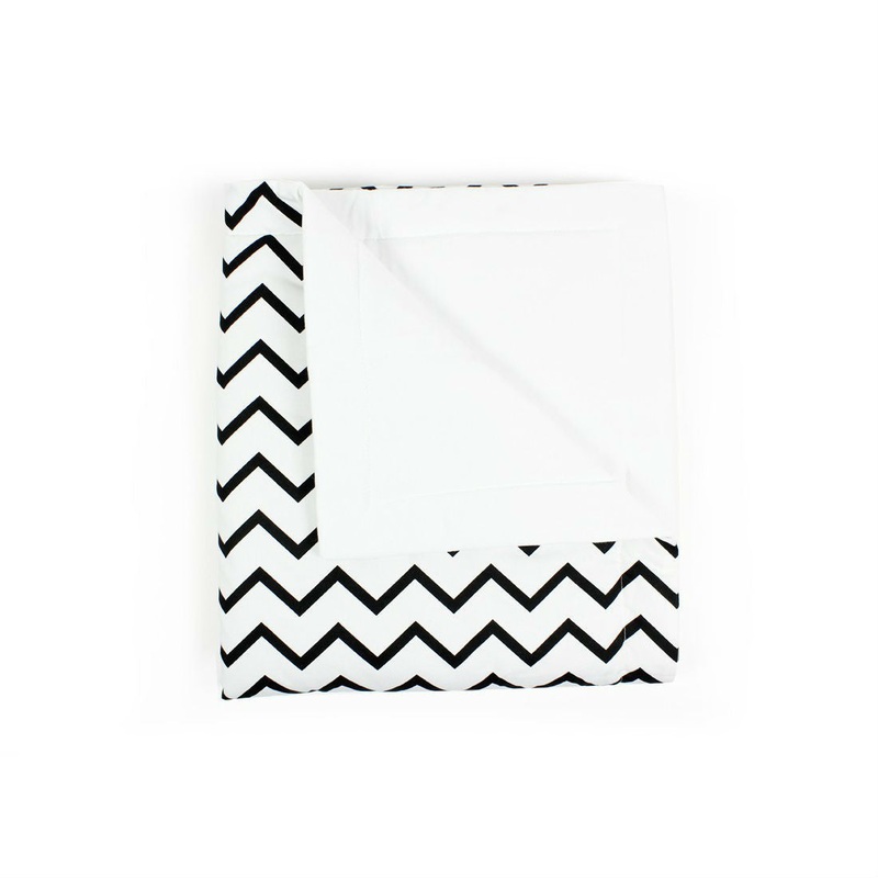 Nobodinoz Blanket Zigzag Black