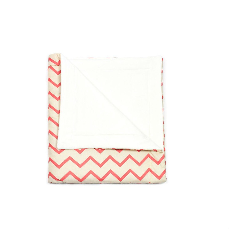 Nobodinoz Blanket Zigzag Pink