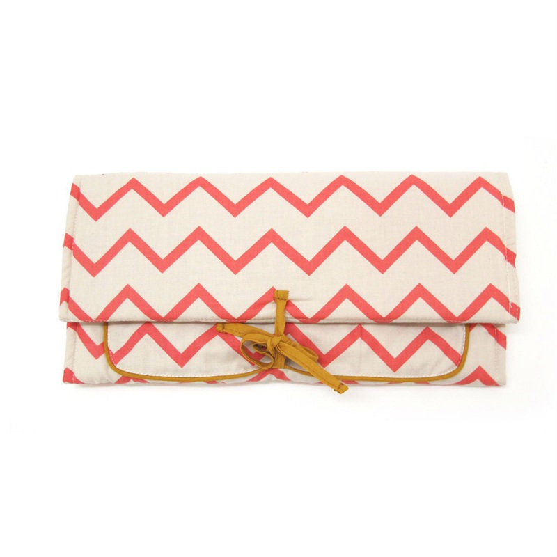 Nobodinoz Changing Pad Zigzag Pink