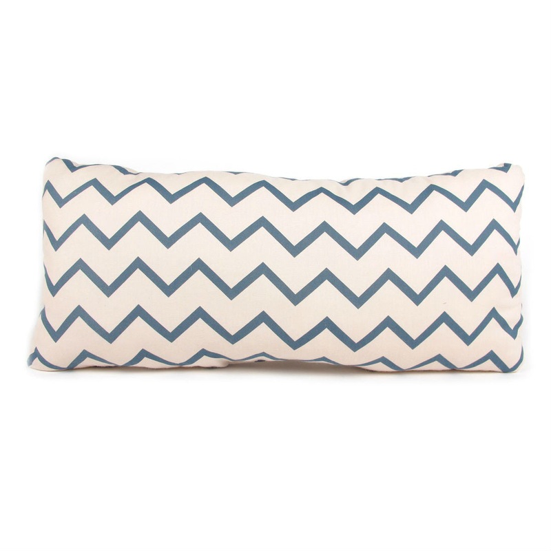 Nobodinoz Cushion Averell Zigzag Blue