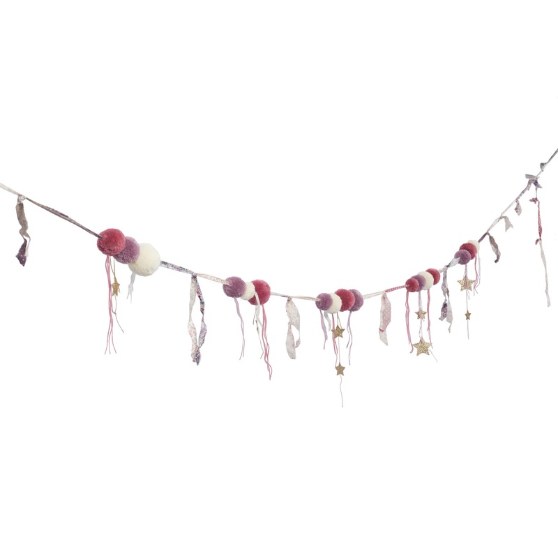 Numero 74 Mix Pink Pom Pom Garland