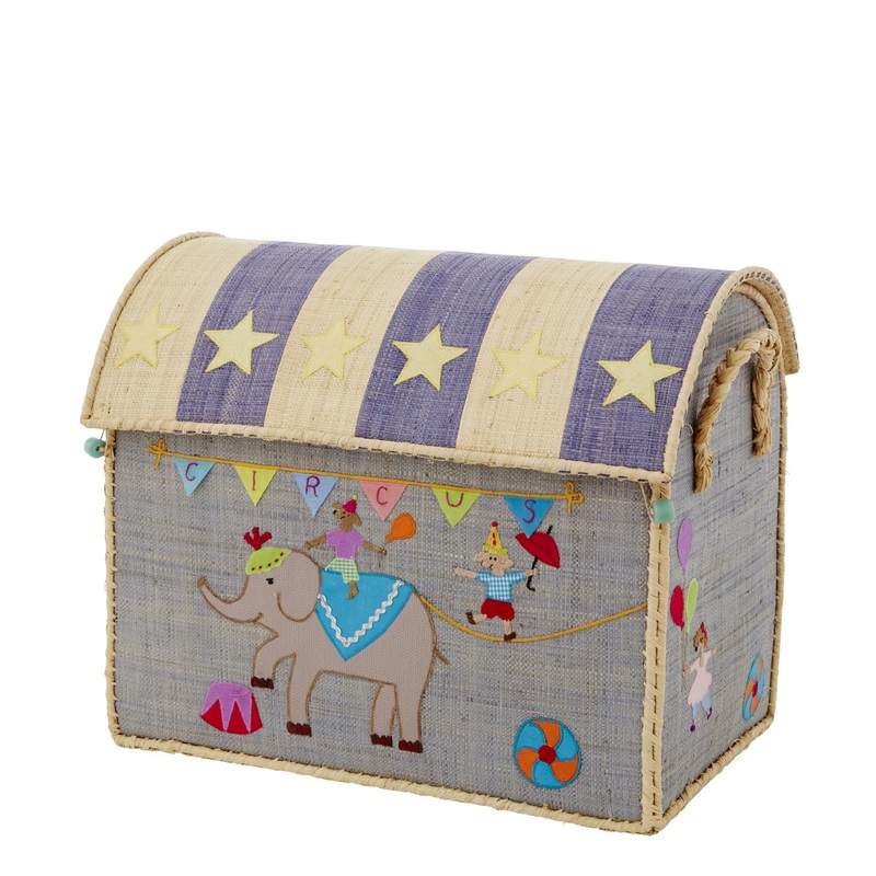 Rice DK Circus Medium Toy Basket