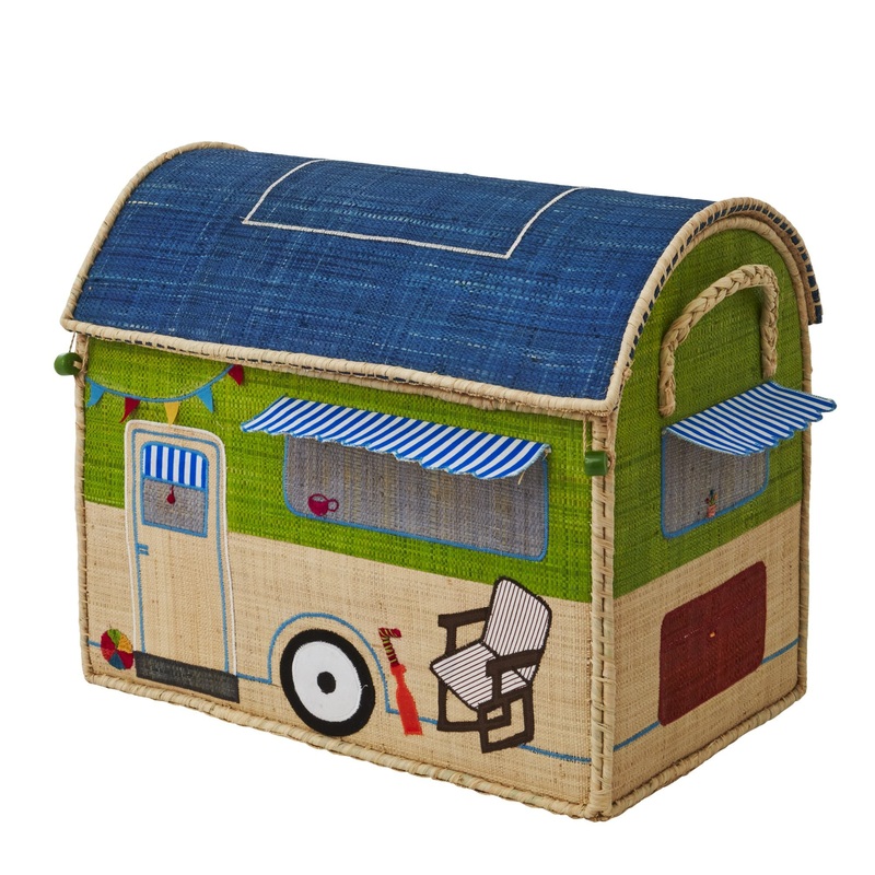 Rice DK Happy Camper Medium Toy Basket