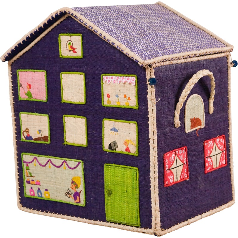 Rice DK Highrise City Large Toy Basket