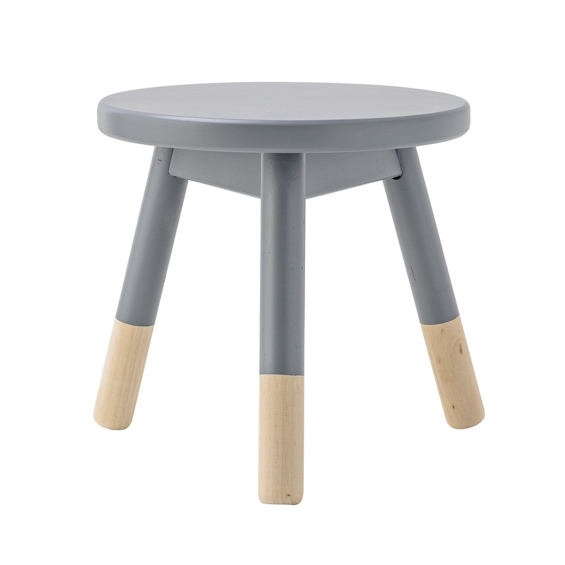 Bloomingville Cool Grey and Nature Stool