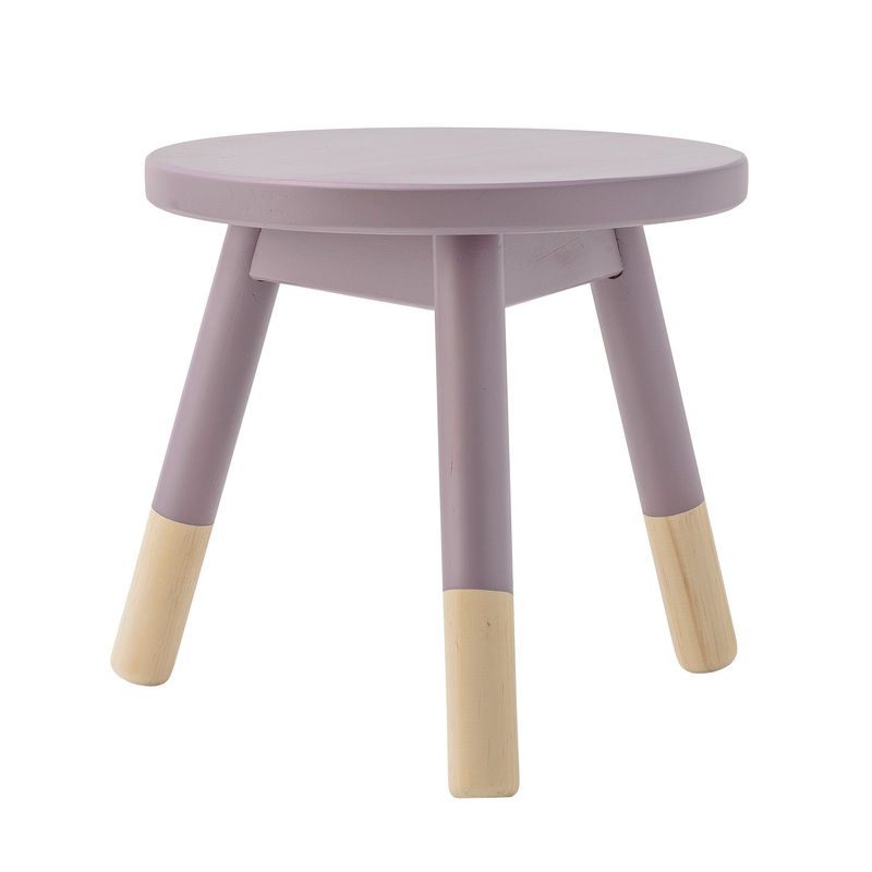 Bloomingville Moon Purple and Nature Stool