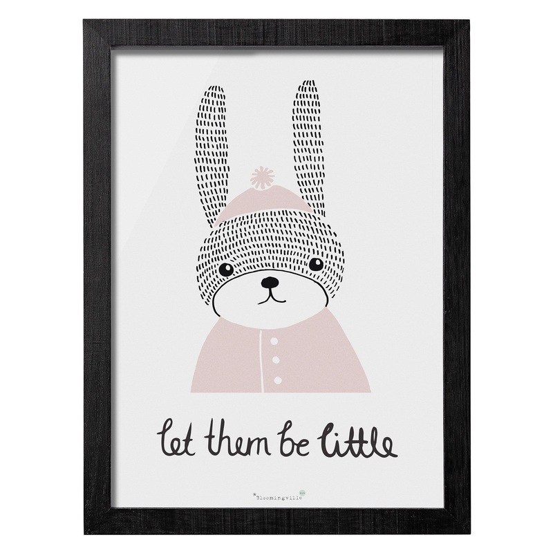 Bloomingville Rabbit Black Frame