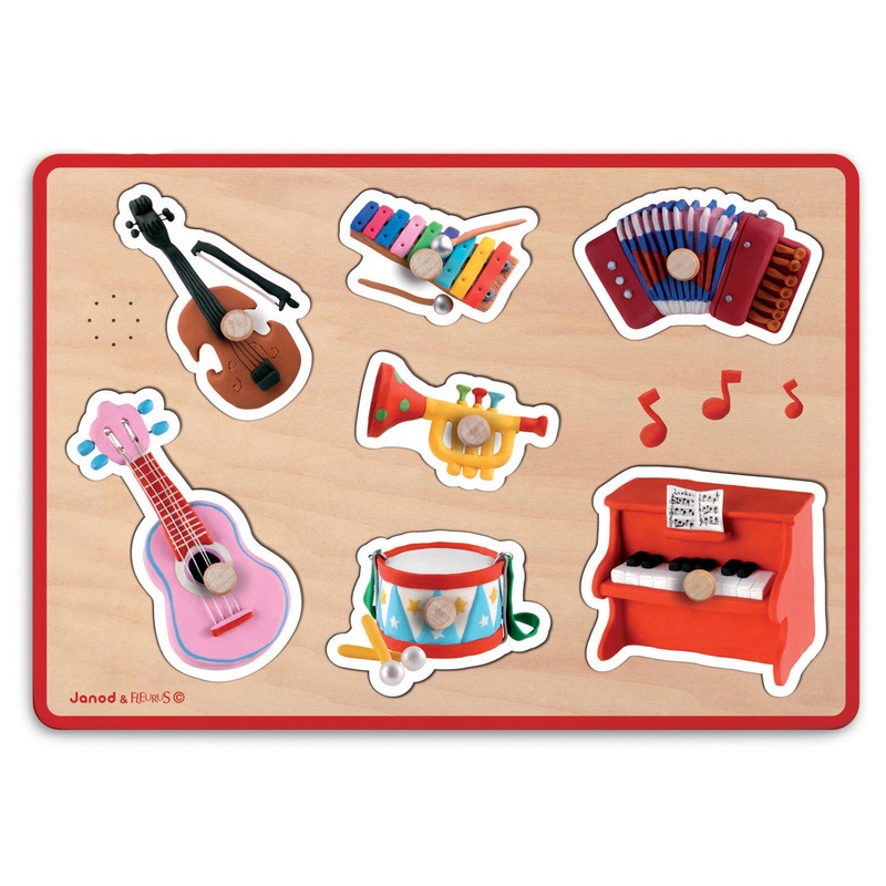 Janod Fleurus Instruments Musical Puzzle