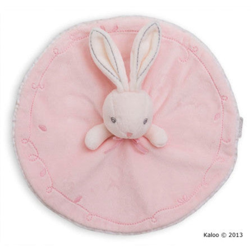 Kaloo Perle Pink Rabbit Doudou Round