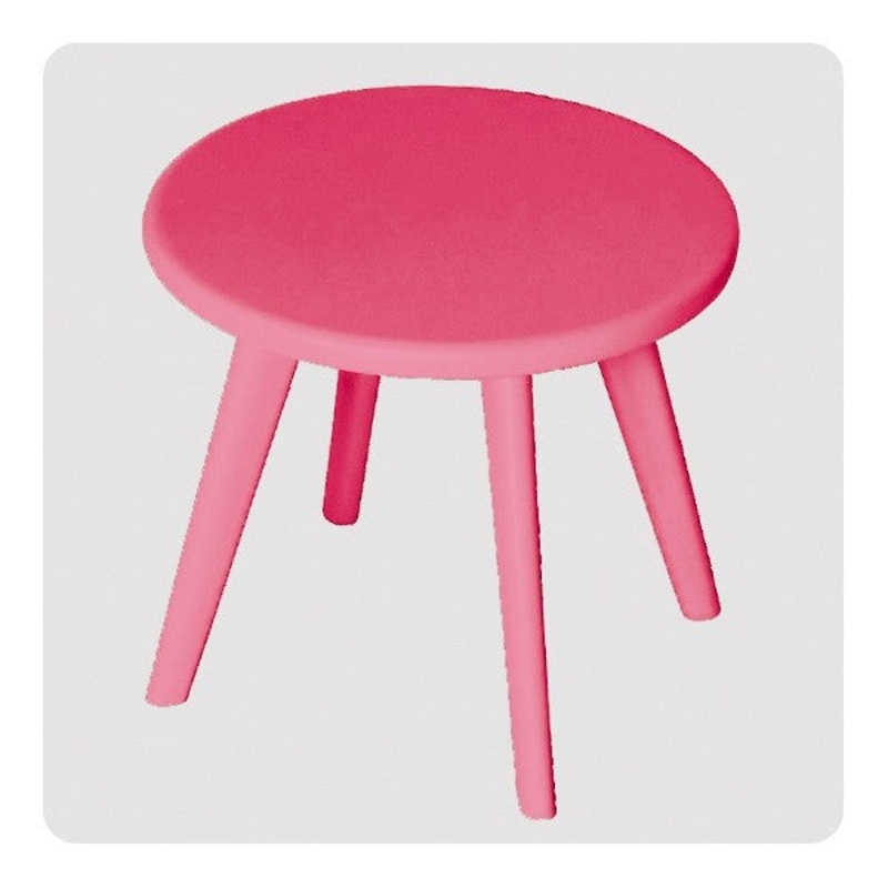 Laurette Tabouret Haricot Stool Bubble Gum (Pre-Order; Est. Delivery in 3-4 Months)