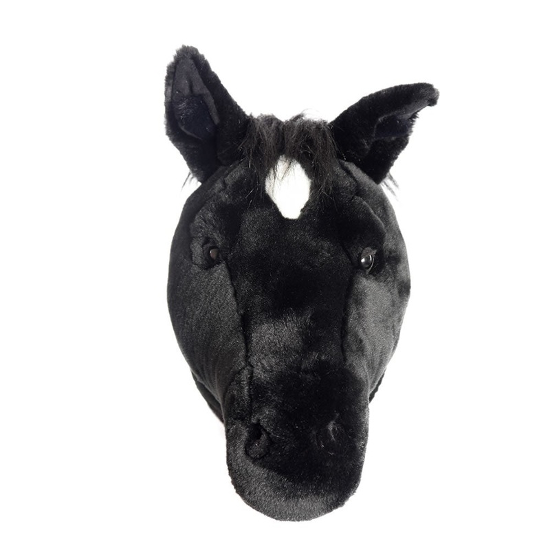 BiBiB & Co Plush Trophy - Black Horse