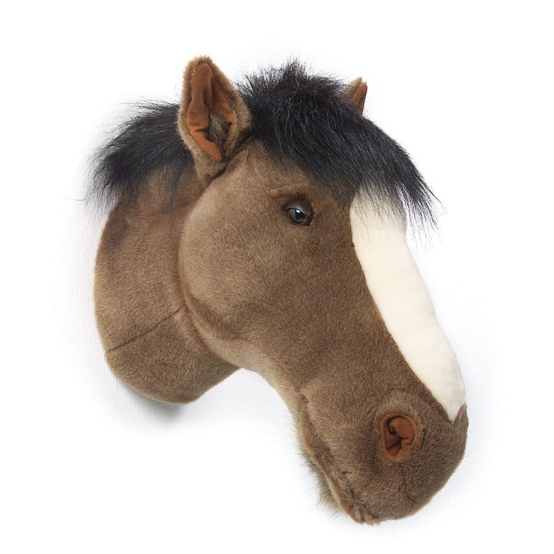 BiBiB & Co Plush Trophy - Dark Brown Horse