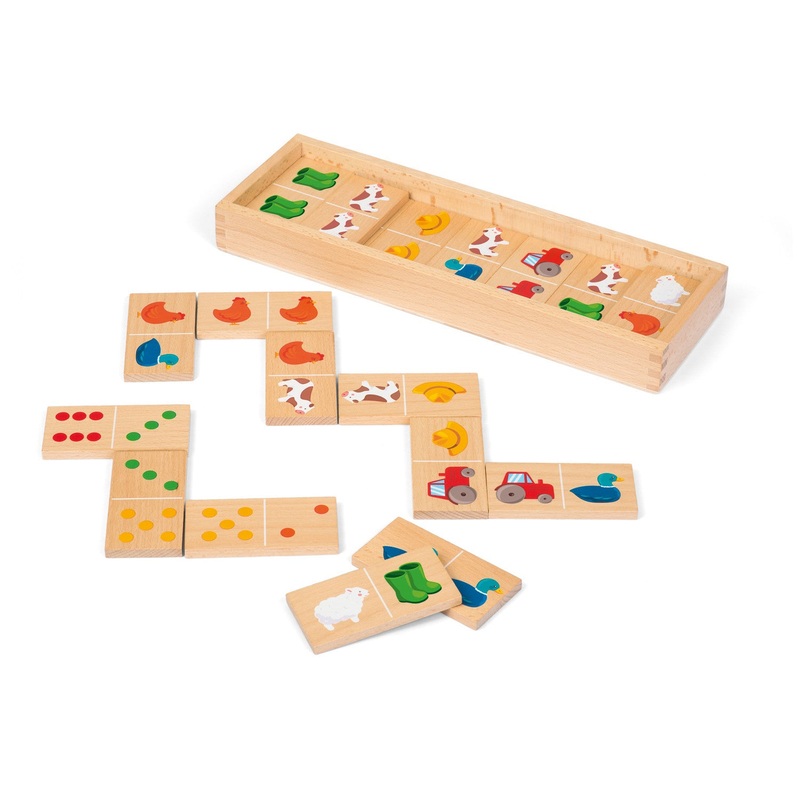 Janod Barnyard Dominoes 28 pcs