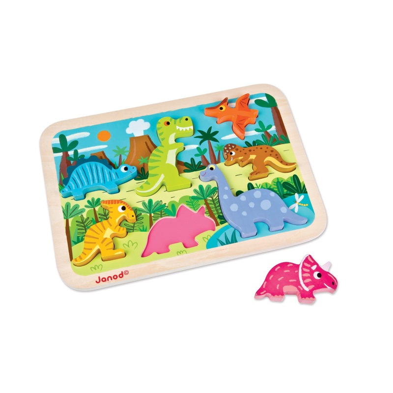 Janod Dinosaurs Chunky Puzzle