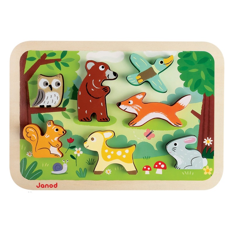 Janod Forest Chunky Puzzle
