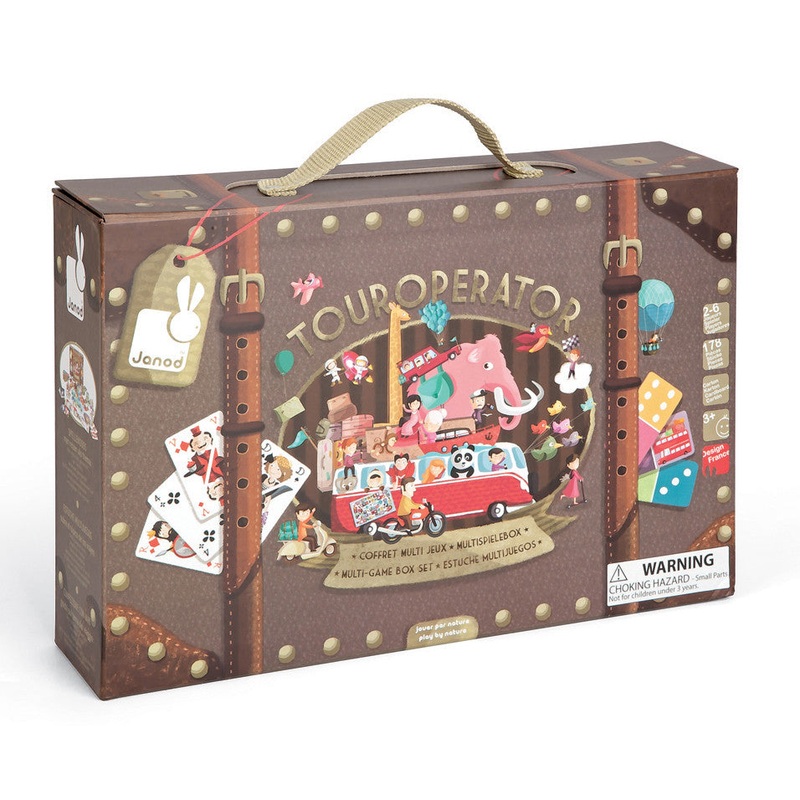 Janod Tour Operator Multi Games Set