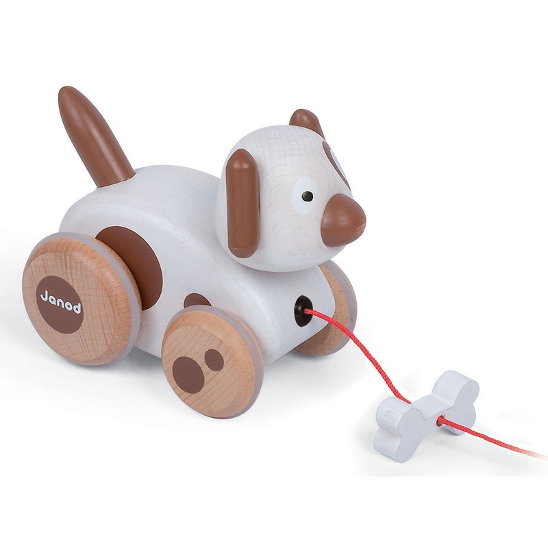 Janod Zigolos Pull Along Dog
