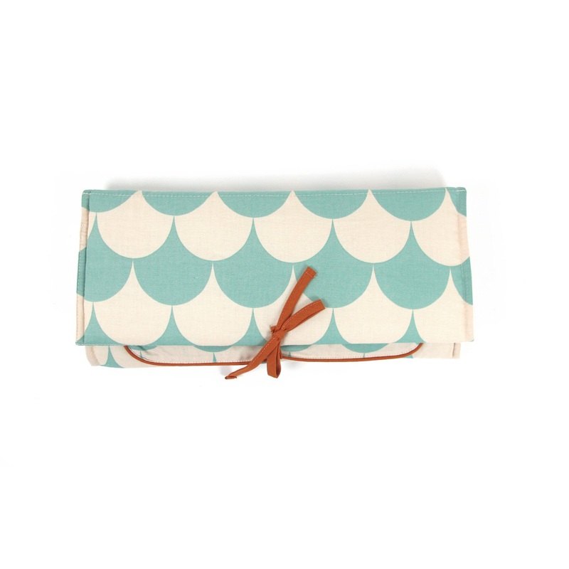 Nobodinoz Changing Pad Green Scales