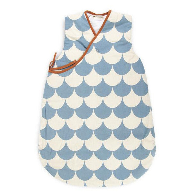 Nobodinoz Sleeping Bag Blue Scales