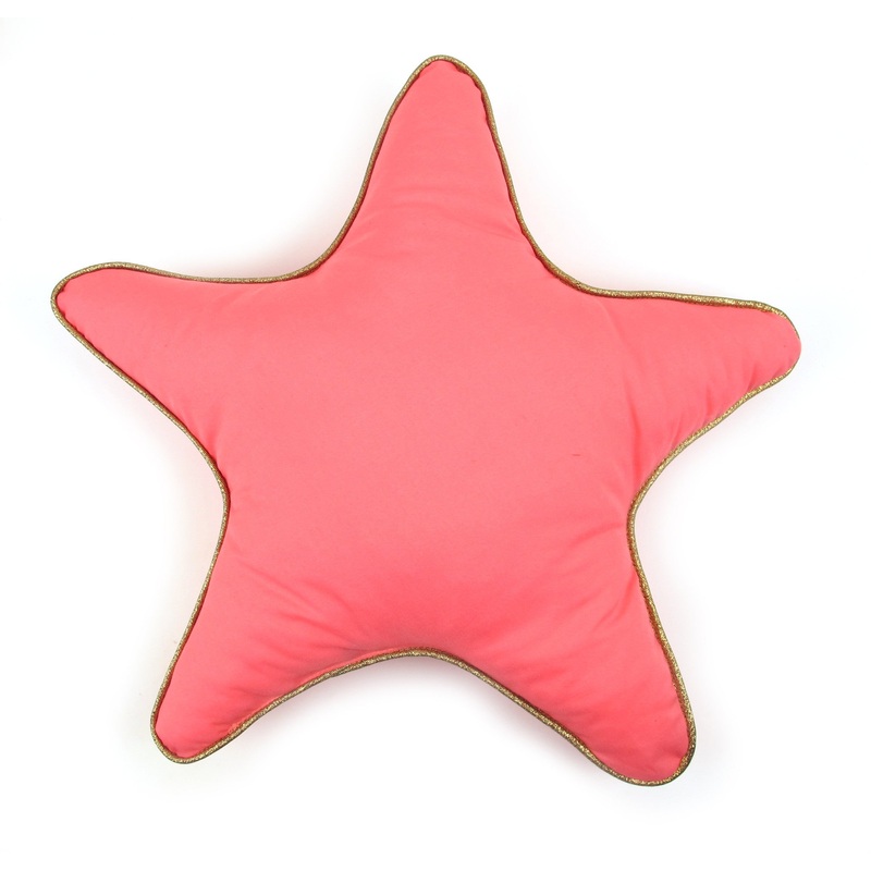 Nobodinoz Star Cushion Indian Pink Large