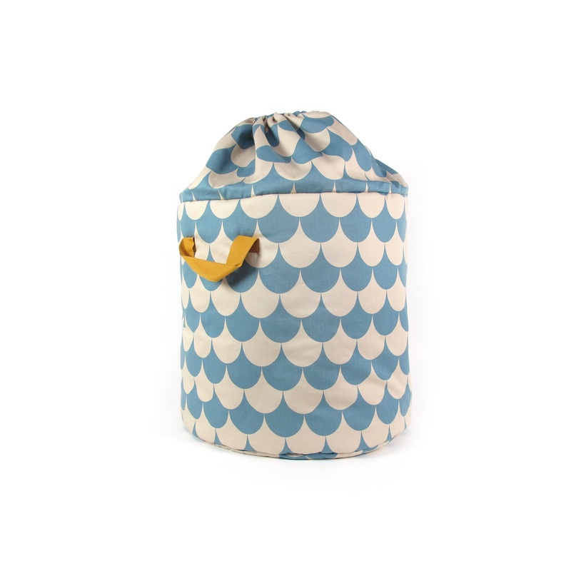 Nobodinoz Toy Bag Blue Scales