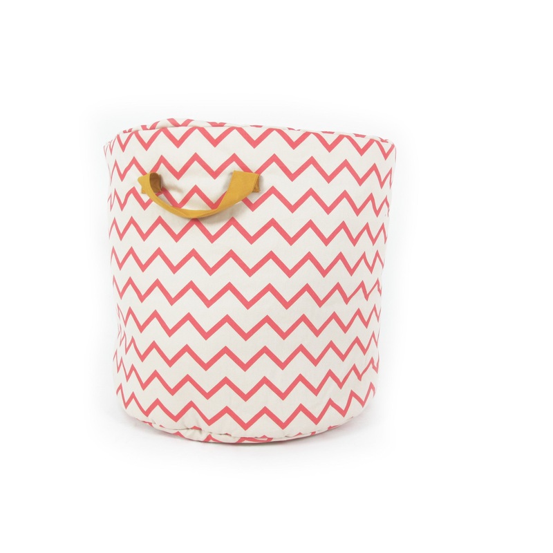 Nobodinoz Toy Bag Pink Zigzag