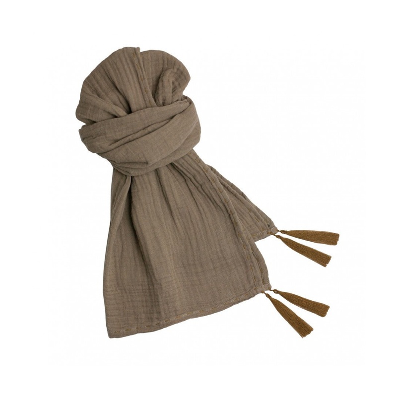 Numero 74 Beige Woman Scarf