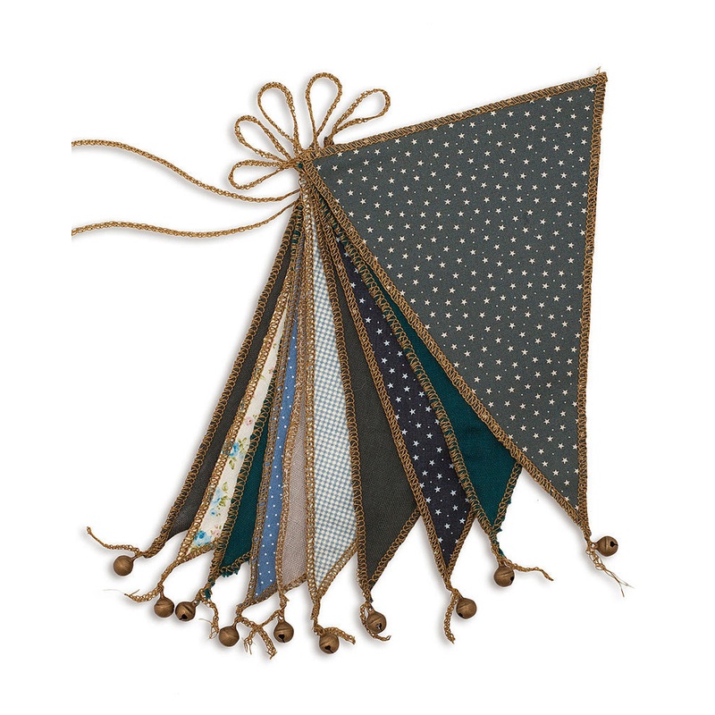 Numero 74 Bunting Garland - Mix Blue